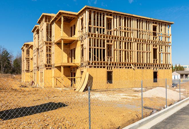 a long-lasting temporary fence helping to keep construction zones safe in Brea